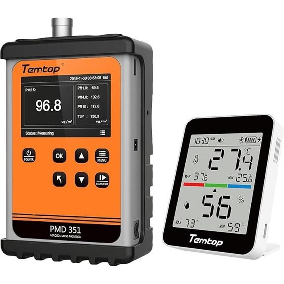 Temtop Particle Counter & Thermometer Bundle