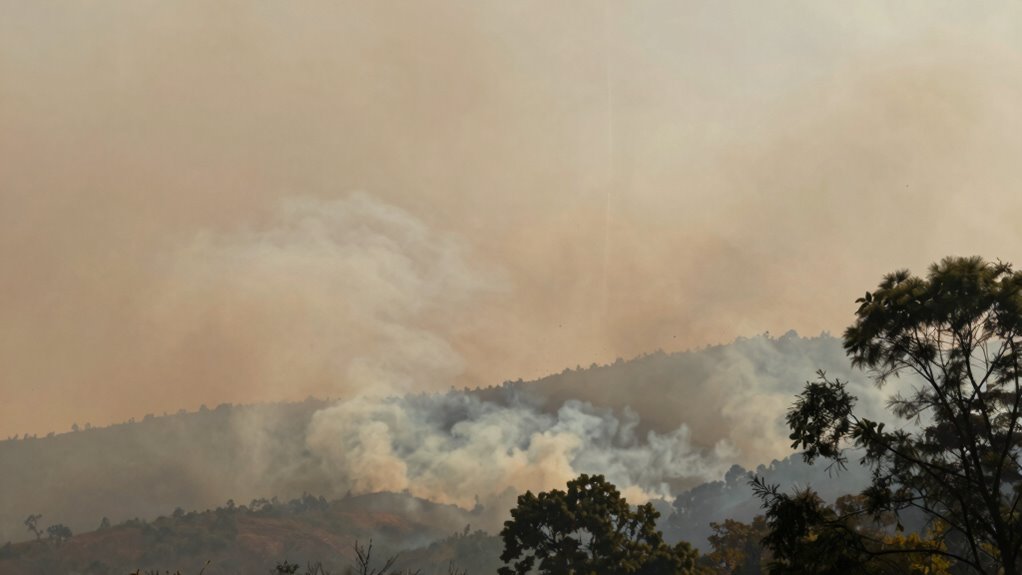 persistent wildfire smoke odor