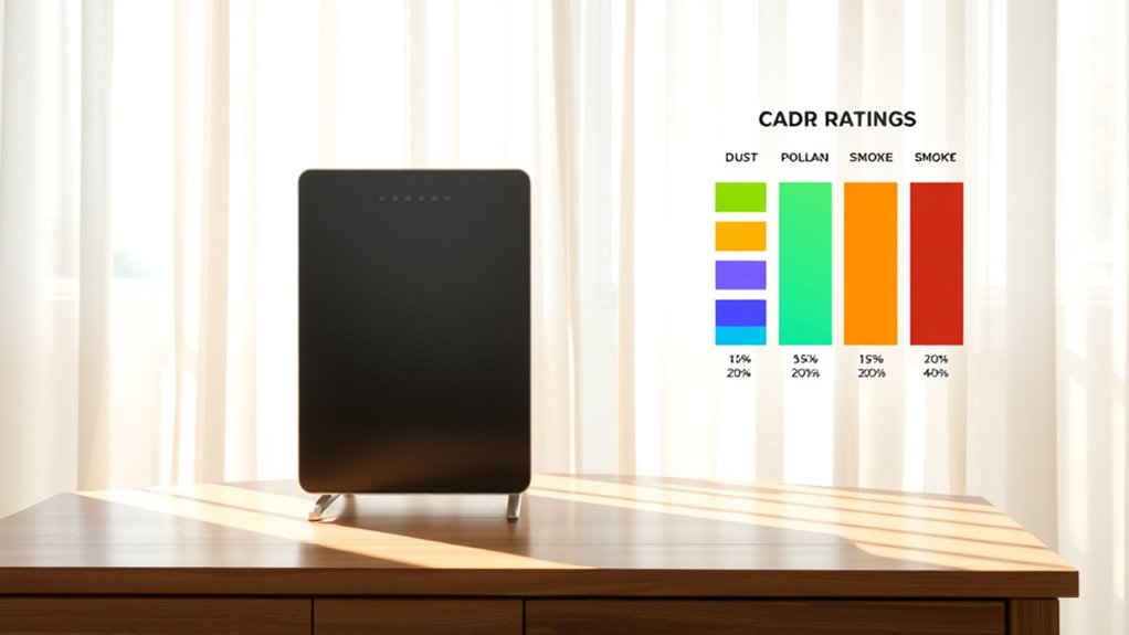 pollutant specific cadr ratings
