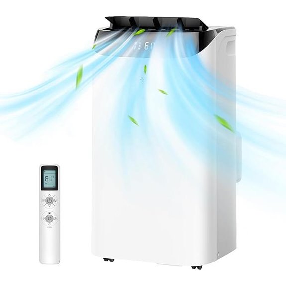 12000 BTU Portable 3-in-1 Air Conditioner with Remote