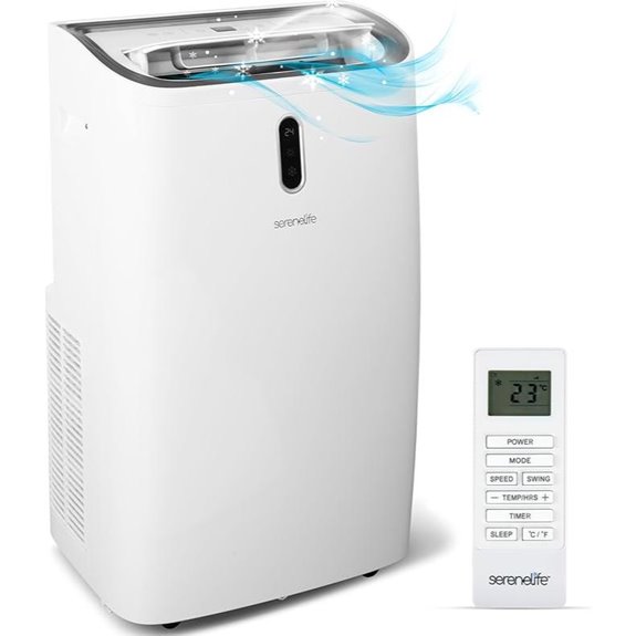 SereneLife 12000 BTU Portable 3-in-1 Air Conditioner