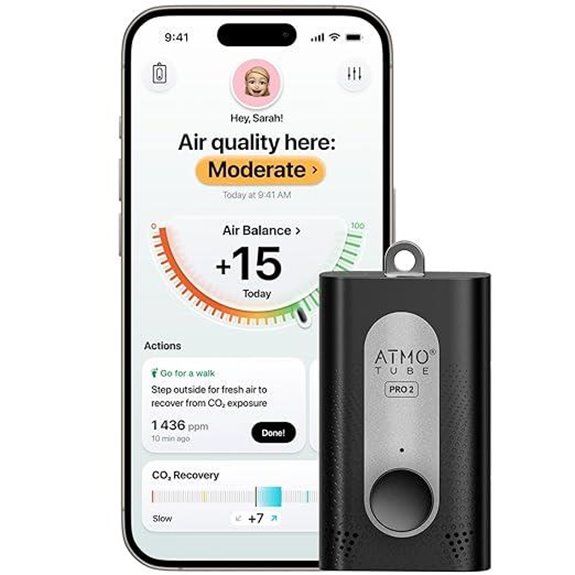 Atmotube PRO 2 Portable Air Quality Monitor