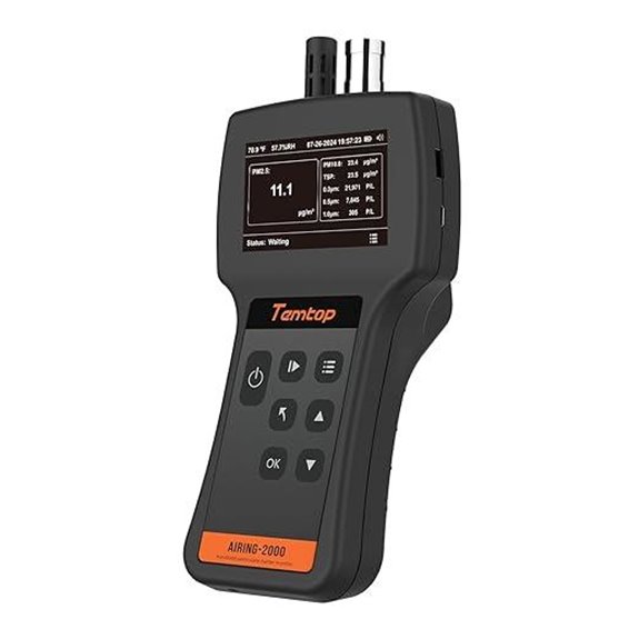 Temtop Handheld Particle Counter with Temp & Humidity