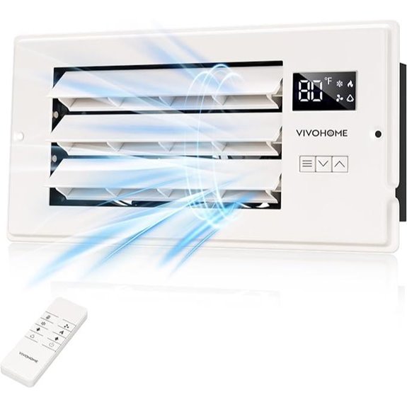 VIVOHOME 4x10 Register Booster Fan with Remote