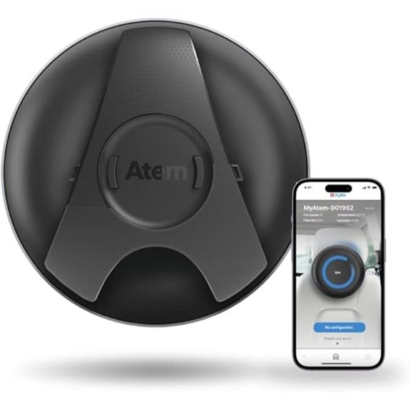 IQAir Atem Car Portable HEPA Air Purifier