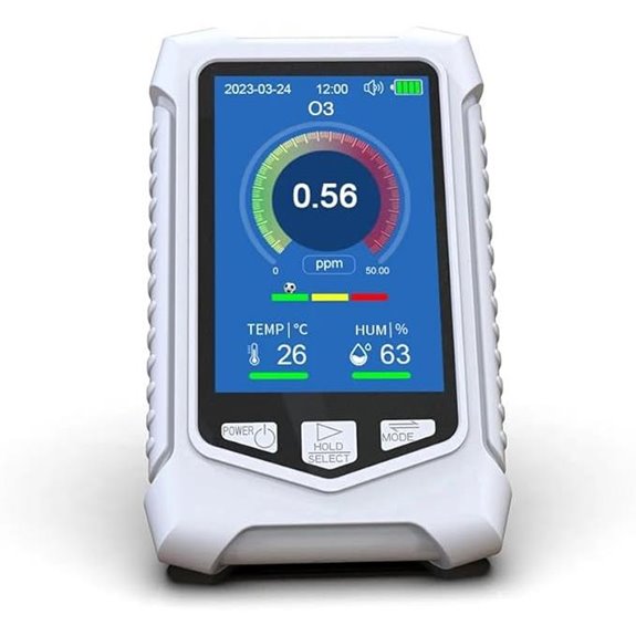 Portable O3 Meter Air Quality Detector with TFT Display