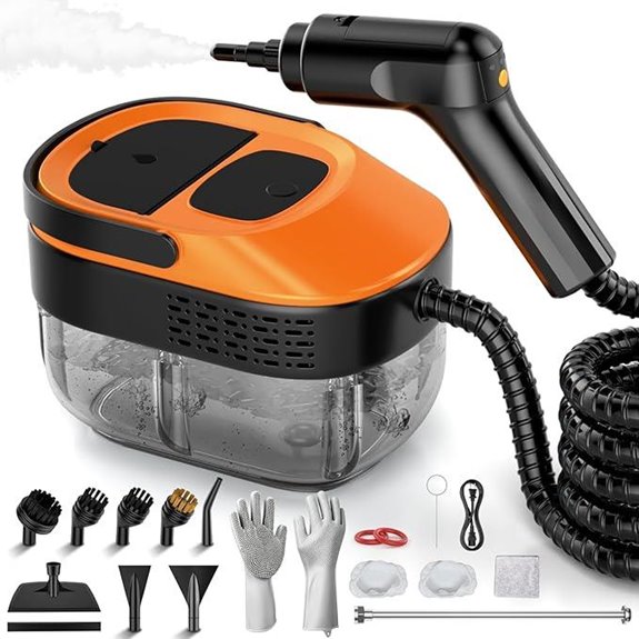 Handheld Steam Cleaner for Home & Car with Accessories