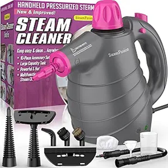 Pressurized Handheld Steam Cleaner with Accessories