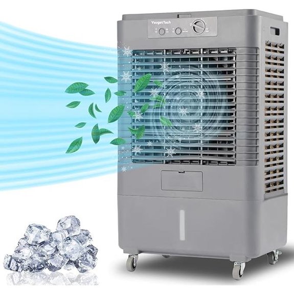 37 Portable Evaporative Cooler with Water Tank