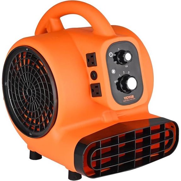 VEVOR Air Mover 1/4 HP Carpet Dryer