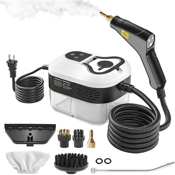 2500W Handheld Steam Cleaner with Adjustable Settings
