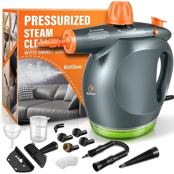 1250W Handheld Steamer with Detergent & Safety Lock