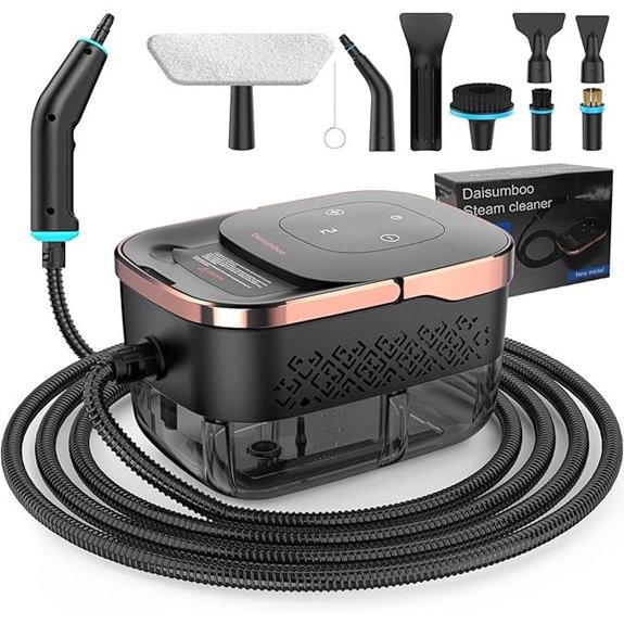 Heavy Duty Steam Cleaner with 10 Attachments
