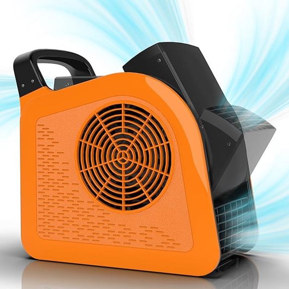 High Velocity Blower Fan with 3 Speeds and Rotation