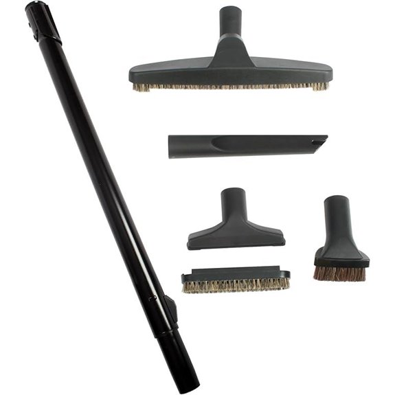 Cen-Tec Systems 93796 Premium Vacuum Attachment Kit Telescoping Wand Black