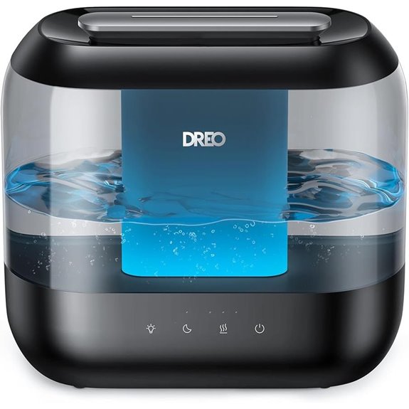 Dreo 4L Quiet Cool Mist Humidifier for Bedroom