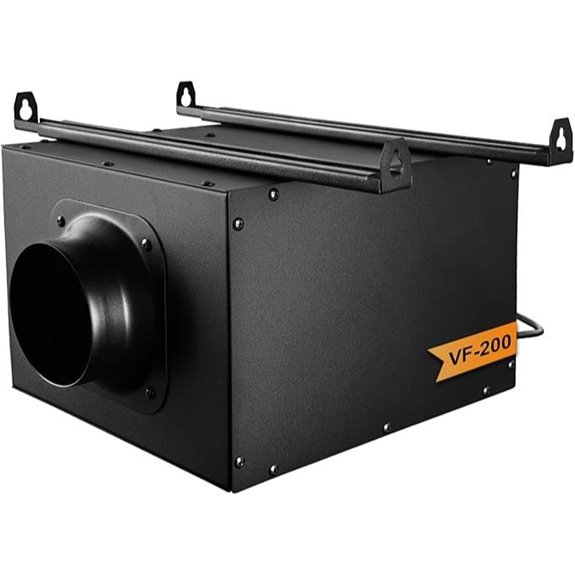 Adjustable Quiet Inline Bathroom Exhaust Fan (200/130 CFM)