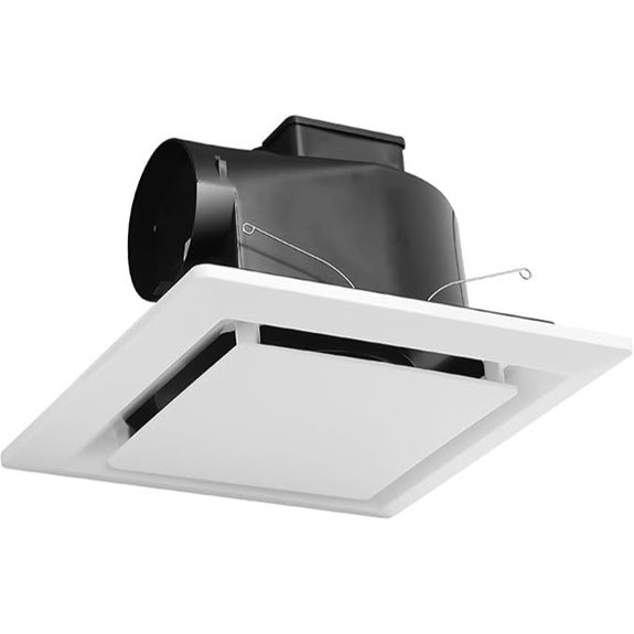 Bathroom Ceiling Exhaust Fan with 110 CFM Quiet Operation