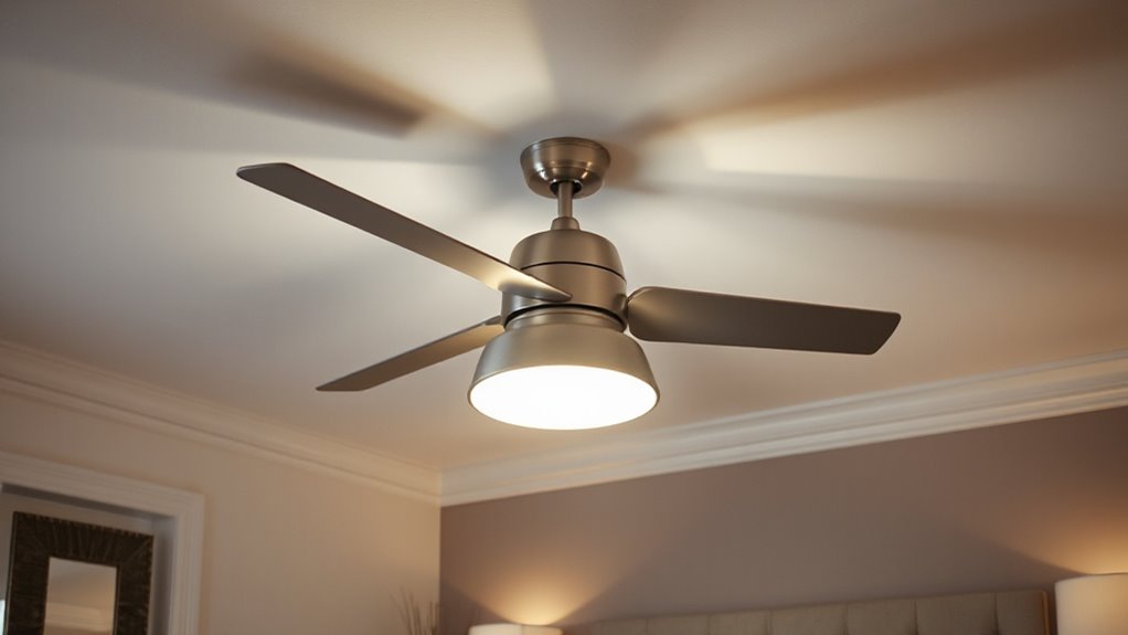 quiet bedroom ceiling fans