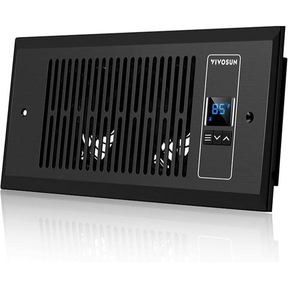 VIVOSUN Quiet Register Booster Fan with Thermostat