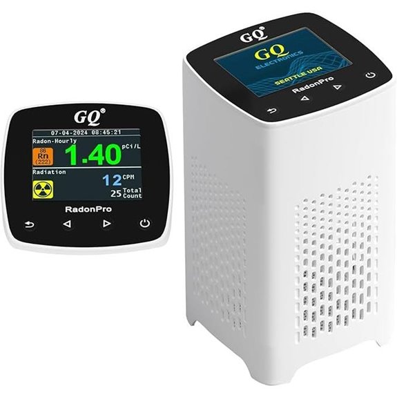 GQ Radon Pro 2-in-1 Radiation Detector with App