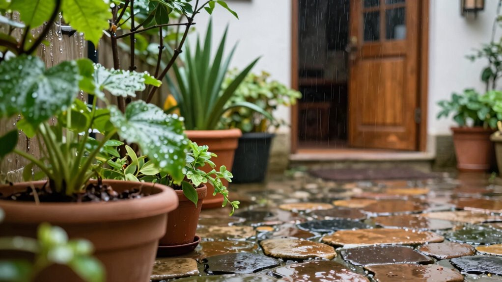 rain causes house odors