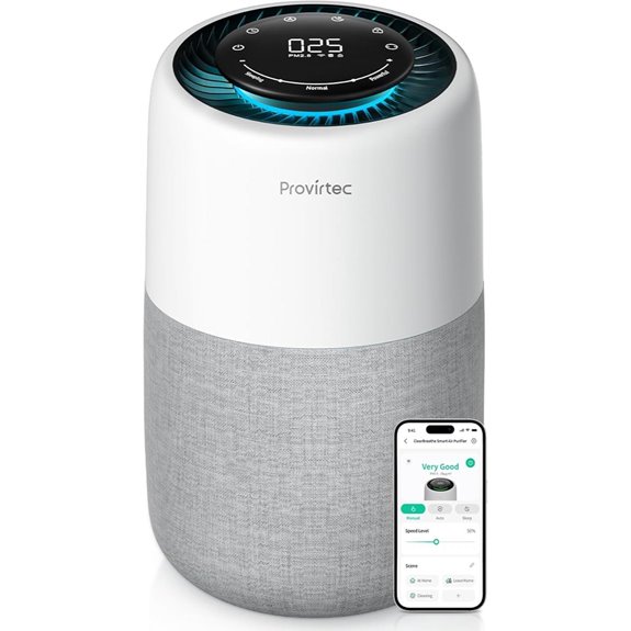 Air Purifier with Real-Time Air Quality Monitoring