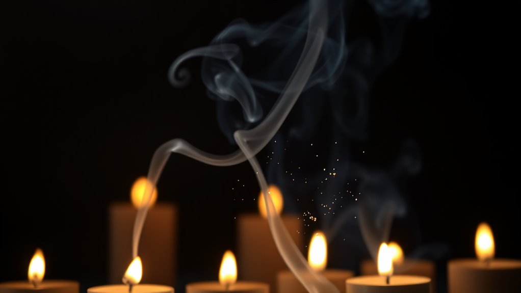 reduce candle smoke emissions