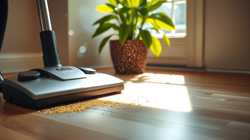 regular hepa vacuuming and cleaning