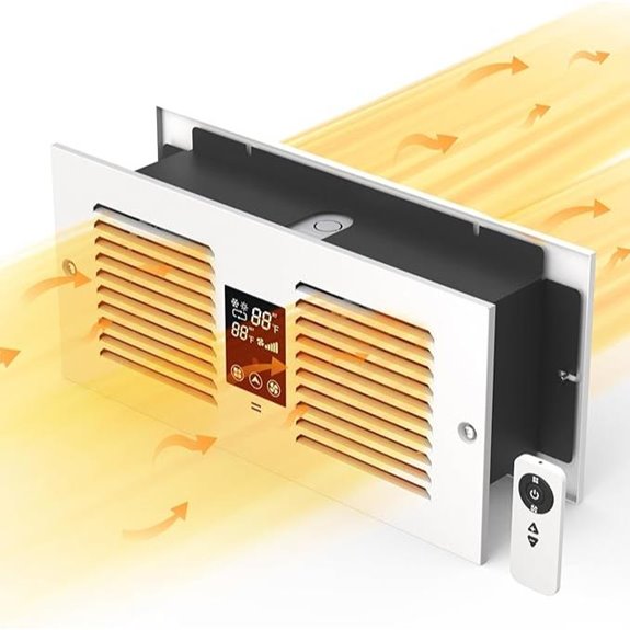 Room to Room Vent Fan with Remote and Temperature Control