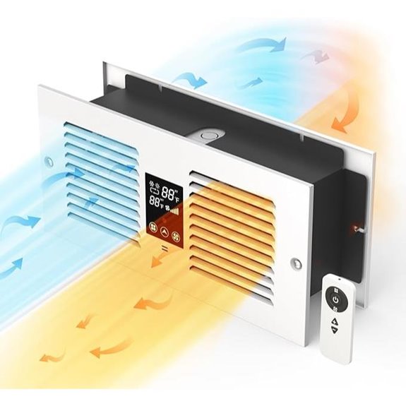 Room to Room Vent Fan with Remote and Temperature Control