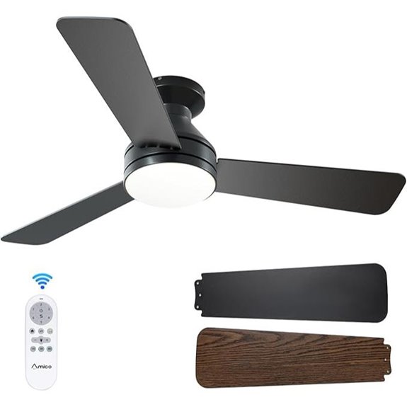 Amico 42-inch Reversible Ceiling Fan with Lights