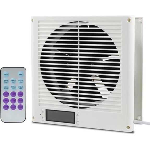 8 Reversible Wall Ventilation Fan with Remote