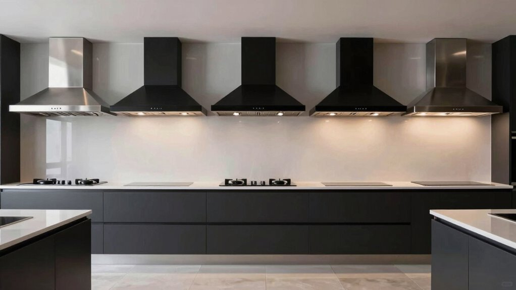 silent external vent hoods