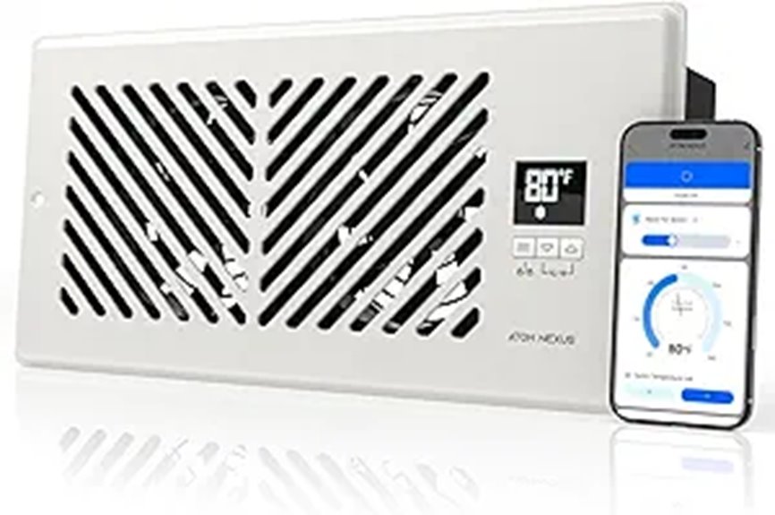 Quiet Vent Booster Fan with Thermostat & Remote