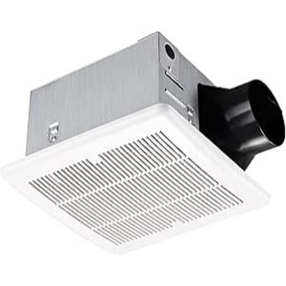 Tech Drive Quiet Bathroom Ventilation Fan with Humidity Sensor