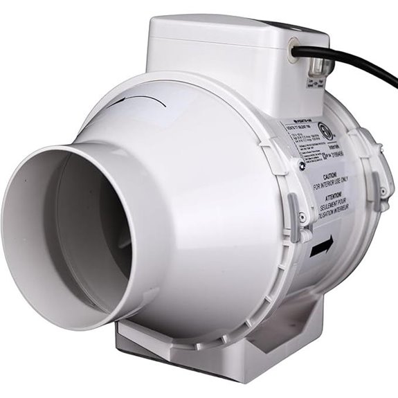VENTS-US TT Silent 100 Inline Duct Fan
