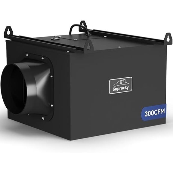 Ultra Quiet Bathroom Exhaust Fan with Remote Mount