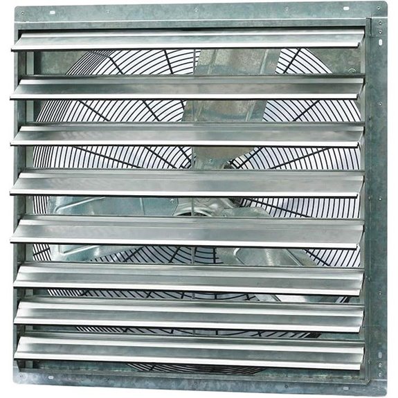 iLiving 30 Wall Mount Exhaust Fan Silver