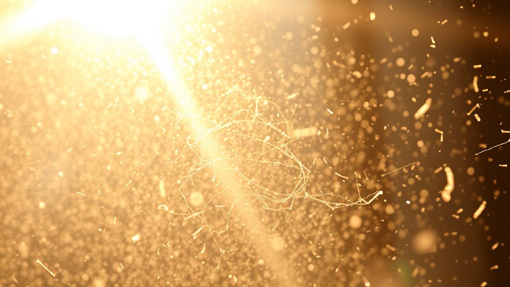 skin cell shedding increases dust