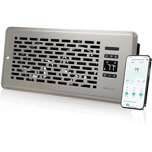 Register Booster Fan with Thermostat & App Control