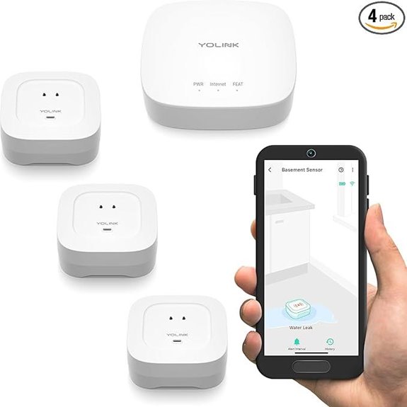 YoLink Smart Home Starter Kit with Water Leak Sensor