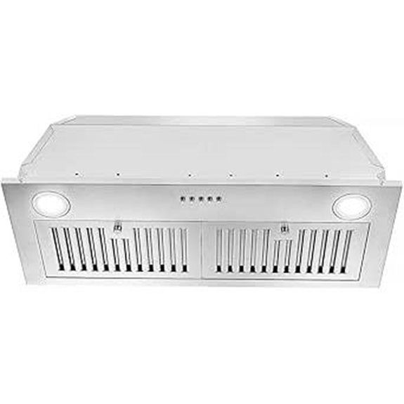 30-Inch Stainless Steel Range Hood with LED Lights