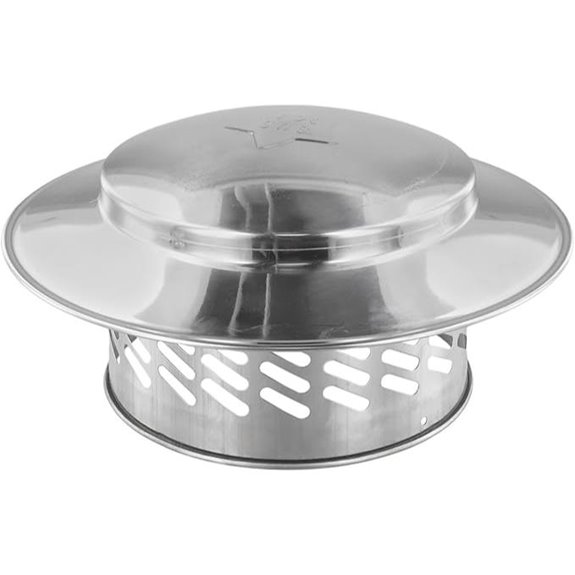 Stainless Steel Chimney Cap for Roof Vent 160mm