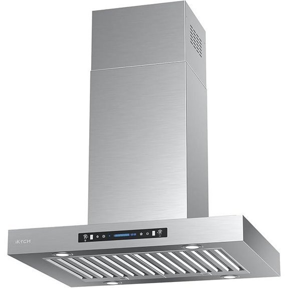IKTCH 30 Stainless Steel Range Hood with Touch Control