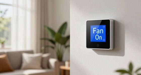 thermostat fan setting implications