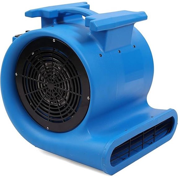 MOUNTO 3-Speed 1HP Floor Blower and Carpet Dryer