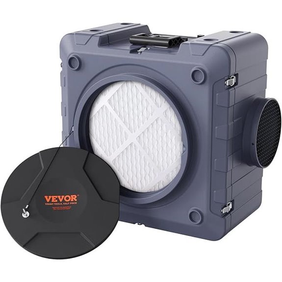 VEVOR 3-Stage Air Scrubber with HEPA Filter