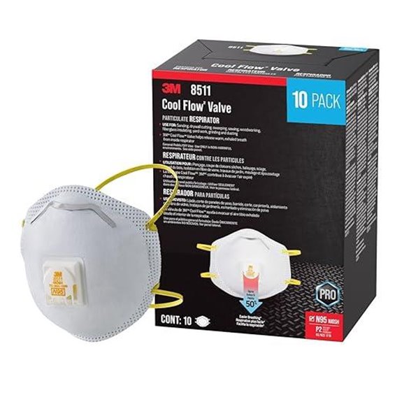 3M N95 Respirator 8511 10 Pack