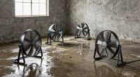 top basement drying fans